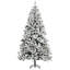 Arbre de Noël artificiel de 7,5 pieds de hauteur avec des branches de pin réalistes pour un décor de Noël peu encombrant-176059818