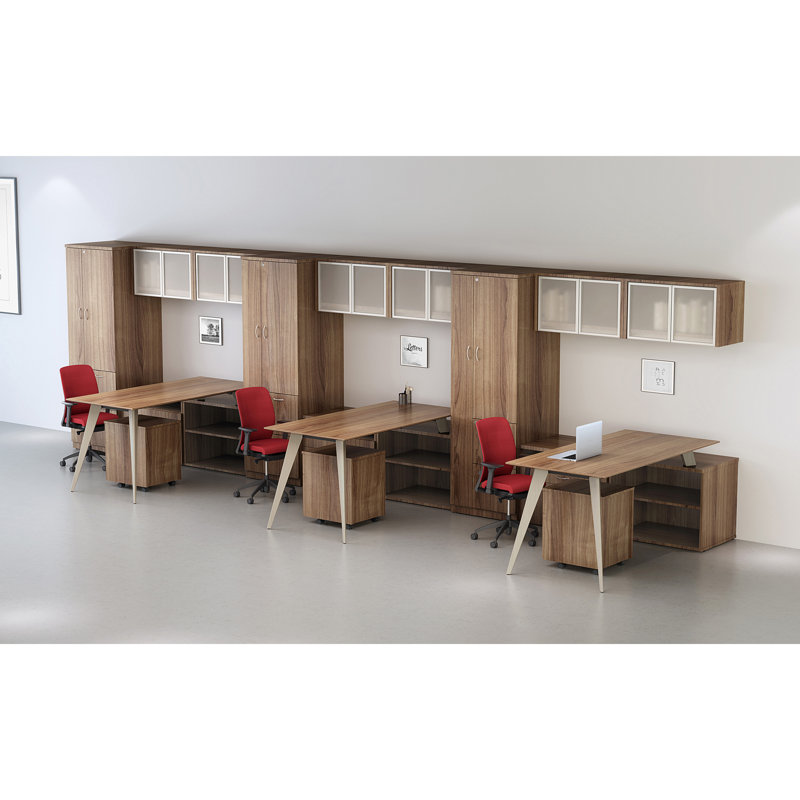Pacitte 29.5'' Wide 2 - Shelf Credenza, Walnut