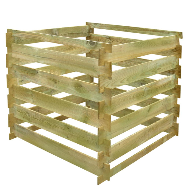 Wood Stationary Composter