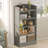 5-Shelf Multi-Functional Modern Wood Bookcase,-1759672736