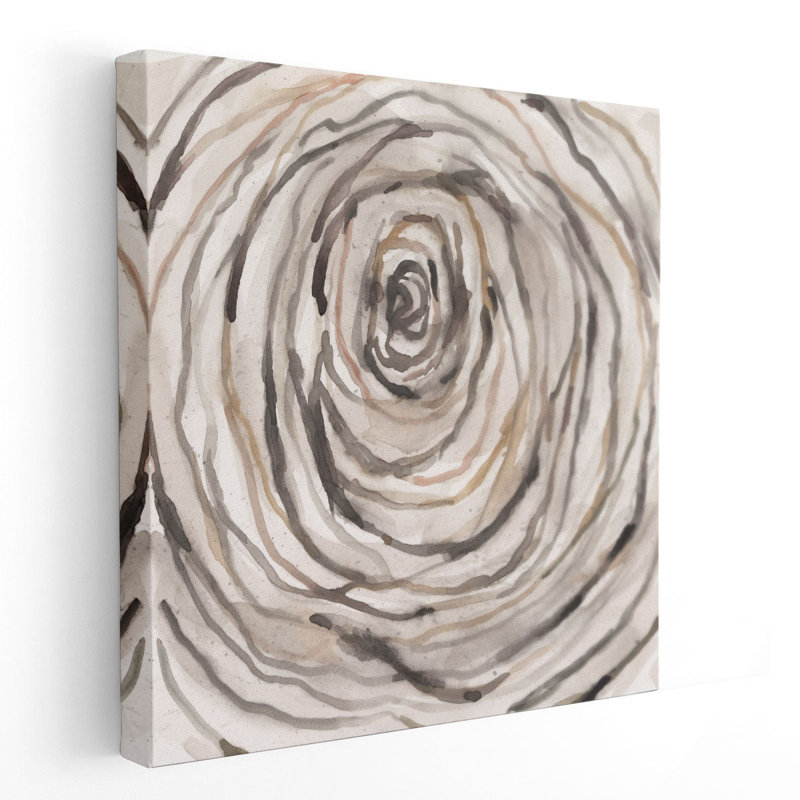 Branche torsadée II - reproduction d'art sur toile, H 12 po x l 12 po