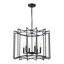 Lustre tambour unique à 6 lumières