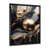 Impression noire sur toile encadrée sélectionné