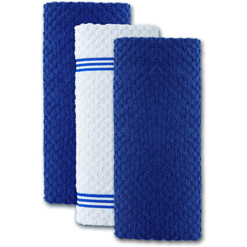 Cotton Kitchen Towel, Blue