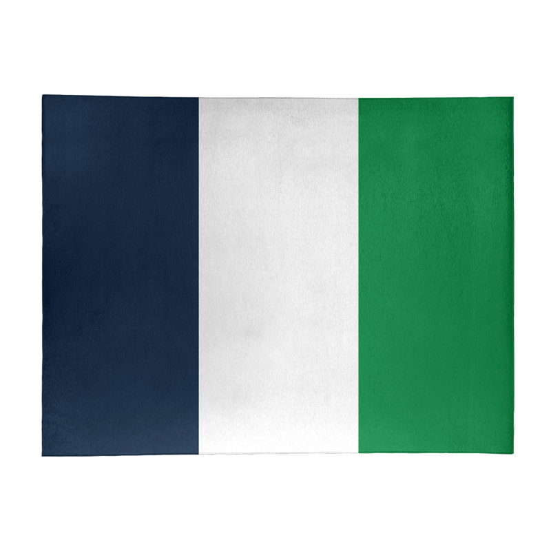 Tapis bleu/vert, Rectangle 5 pi x 7 pi