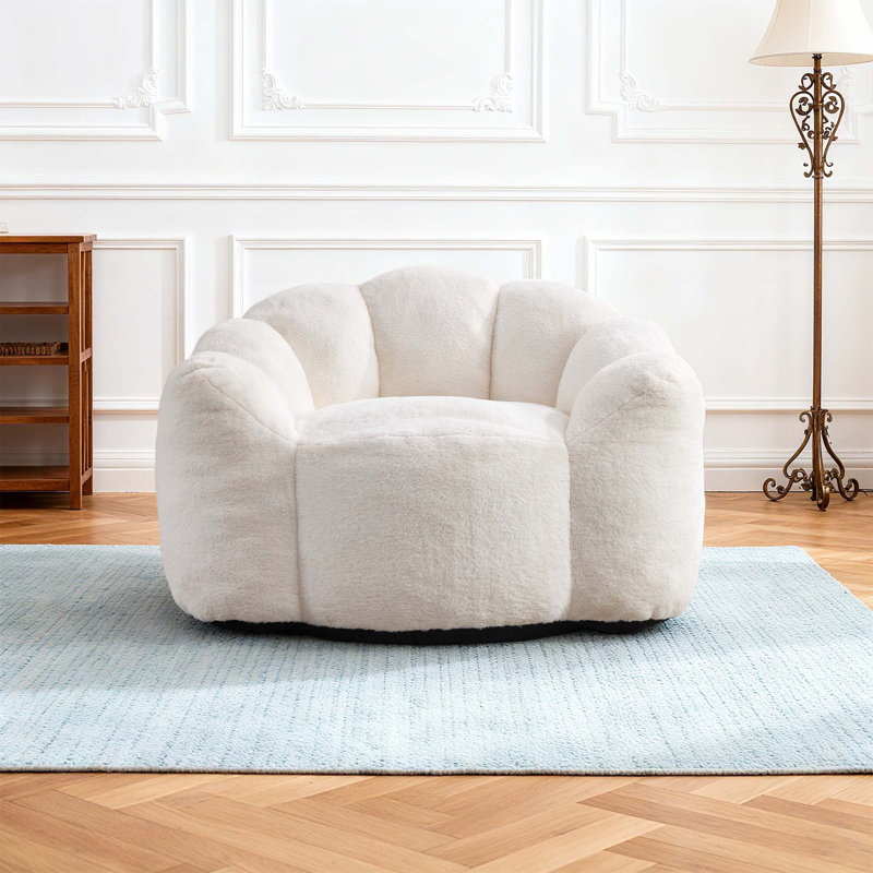 Canapé à compression 39,76 po, Blanc