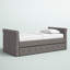 Lit de jour simple avec lit gigogne-336063551
