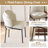 62.99" Modern Rectangle Cream White Dining Table Set with 4 Chairs for Kitchen, Bar, Living Room-1663806315-1663940018