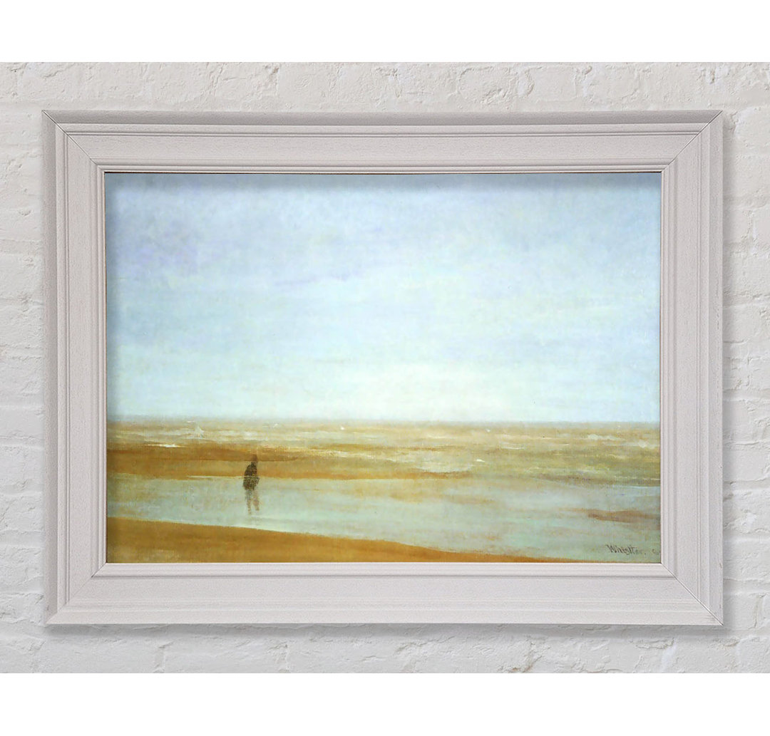 Gerahmtes Wandbild Sea And Rain von Whistler