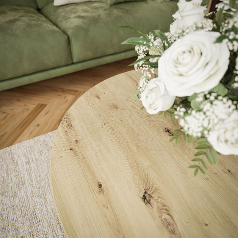 Atnip coffee table, White, Artisan Oak