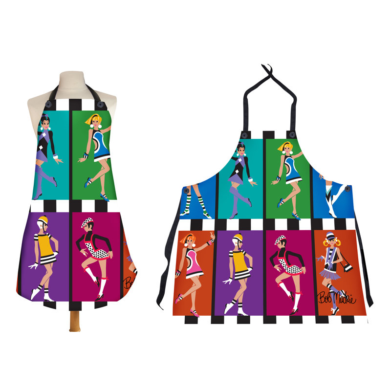 No Pattern Bib Apron