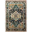 Tapis décoratif multicolore à motif frangé et à motif traditionnel-1079021164