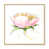 Toile avec cadre flottant beige