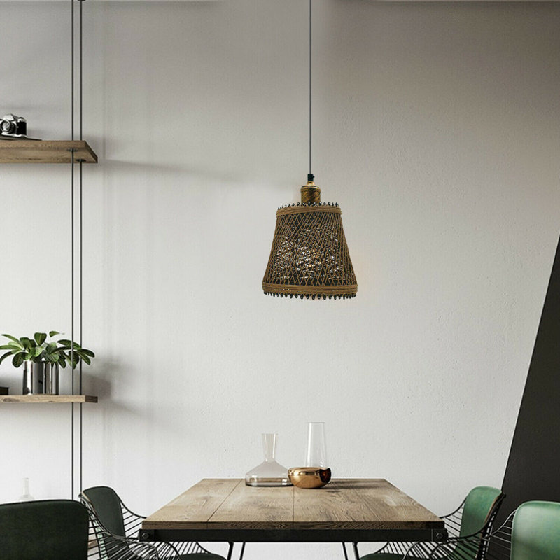 Adila 1 - Light Brown Single Pendant