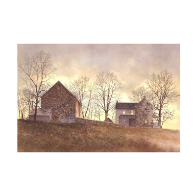 Ray Hendershot A GOLDEN MORNING Canvas Art