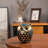 Antique Gold & Midnight Blue Owl statue