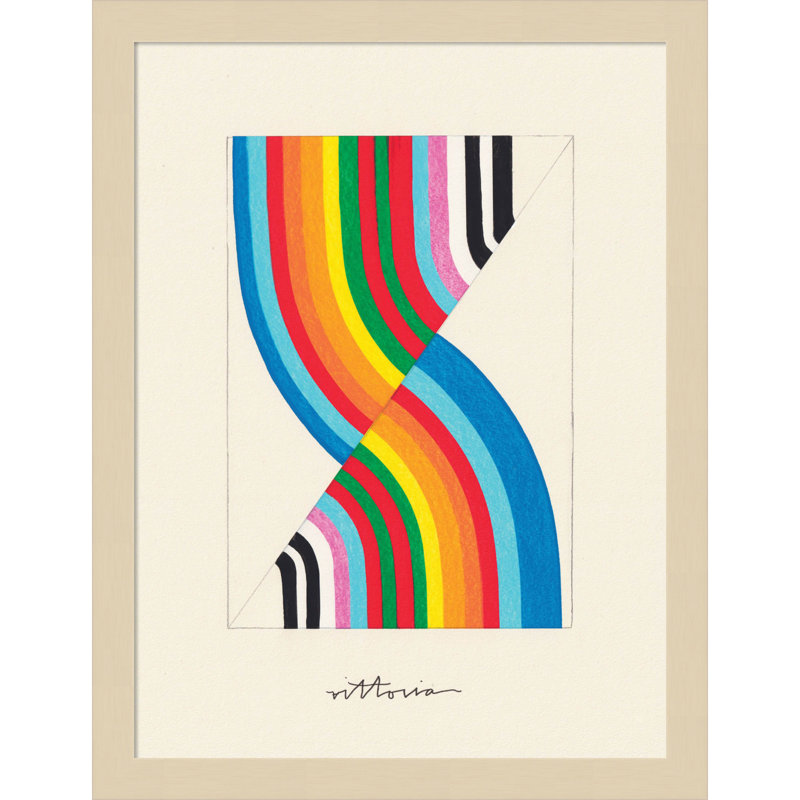 It's Always An Almost by Amber Vittoria, Brown Framed, 13" W x 17" H x 1" D
