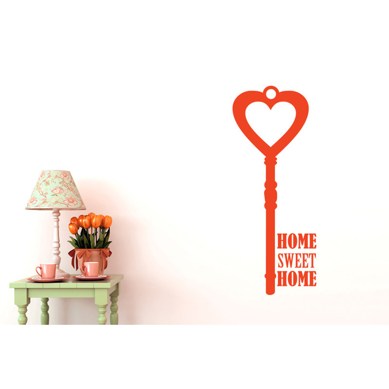 Wall Decal, Orange, Large