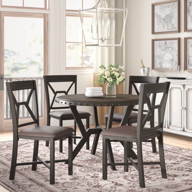 Bairoil 4 - Person Trestle Dining Set