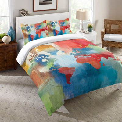 Seasons Change Abstract Cotton Pillow Sham