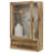 Ainagul Burlywood Wood Gilded Shadow Box Picture Frame with Mat