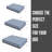 Dellia Geometric Polyester Pet Bed-893349229