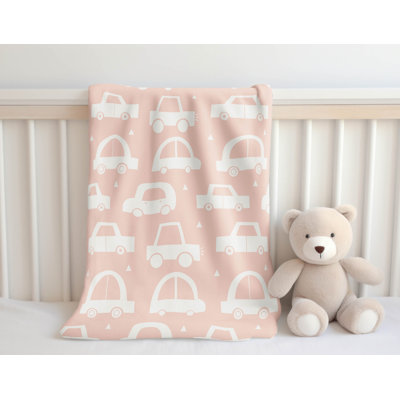 Driveway Peach Velveteen Fleece Blanket