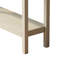 Console de style campagnard avec design à deux tons, 2 tiroirs et tablette de rangement inférieure - Table d'appoint rustique pour entrée, salon et couloir-151246610