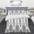 Grey Ikat Ogee - Abstract Duvet Cover Set - Microfiber Polyester-869919156