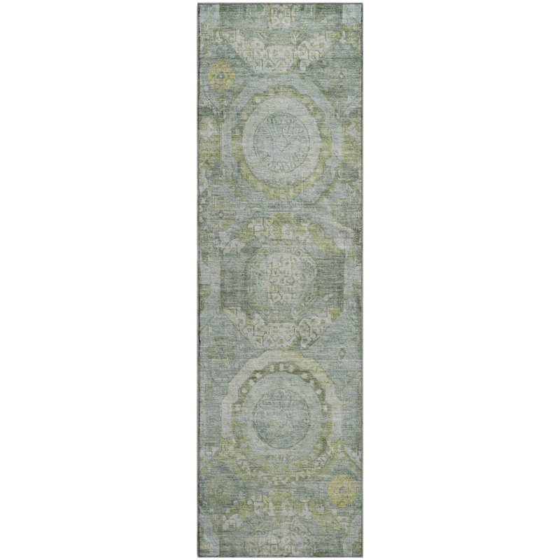 Premium Machine Washable Honig AMF1661 Panel Rug, Runner 2'3" x 7'6"