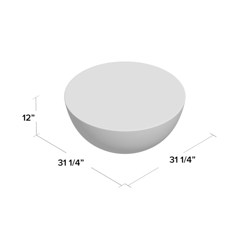 Hobbs Drum Coffee Table, Copper