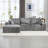 Boucle Sectional Sofa with pillows,No Assembly Needed-106714677
