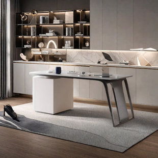 Sintered stone unique desk