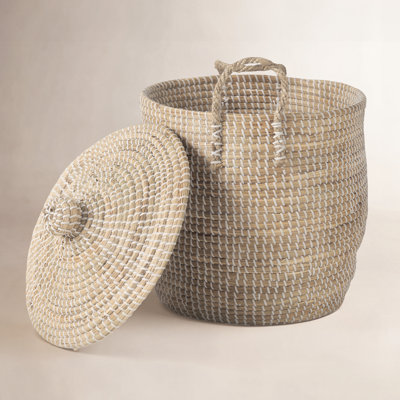 Olivi Handmade Seagrass Decorative Basket