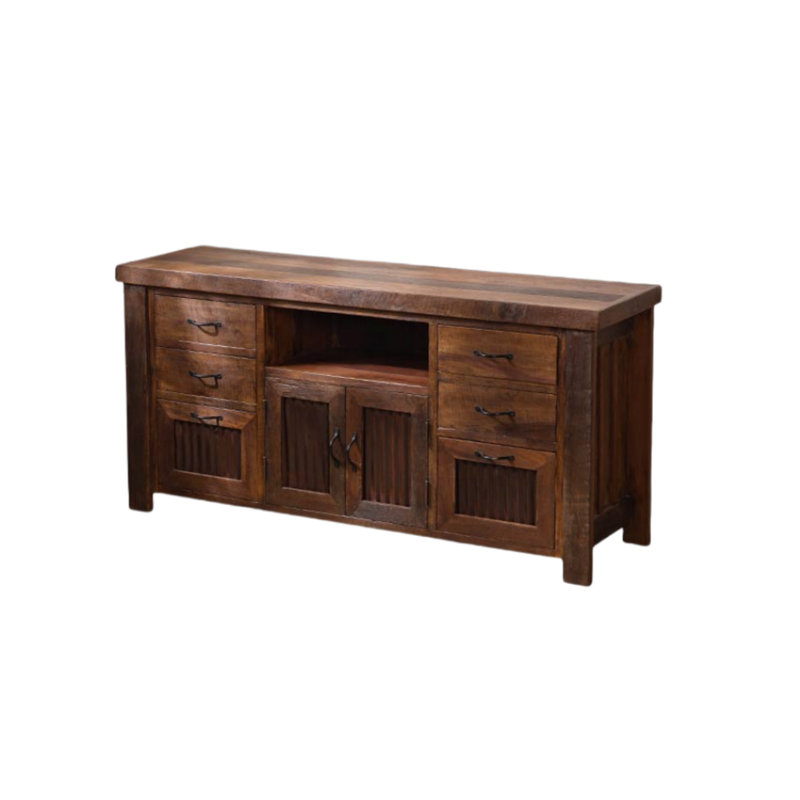 Armoire de rangement en bois massif
