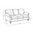 Ellard Genuine Leather Rolled Arm Sofa-1992789888