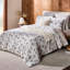 Ensemble d'édredon en jacquard floral 2 pièces Splendid Layla -120770690