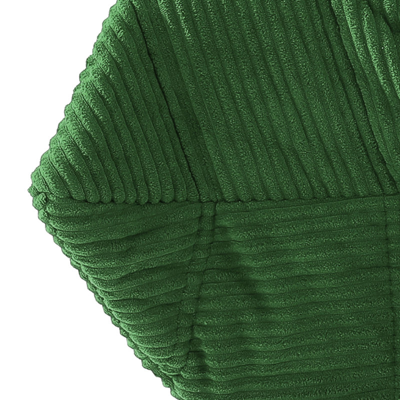 Cordury Bean Bag Chairs For Adults, Green Corduroy