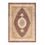 Classic One-of-a-Kind Hand-Knotted New Age 6'3" x 9'5" Wool Area Rug in Brown/White/Yellow