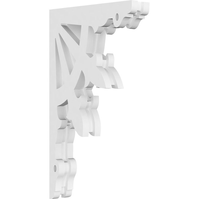 1 corbeau en PVC de qualité architecturale Riley l 7/8 po x P 8 po x H 14 po, H 14 po x l 8 po x P 1,875 po