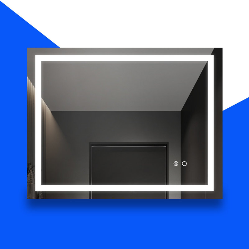 Burghardt Flat Wall Mirror, 28" x 36"