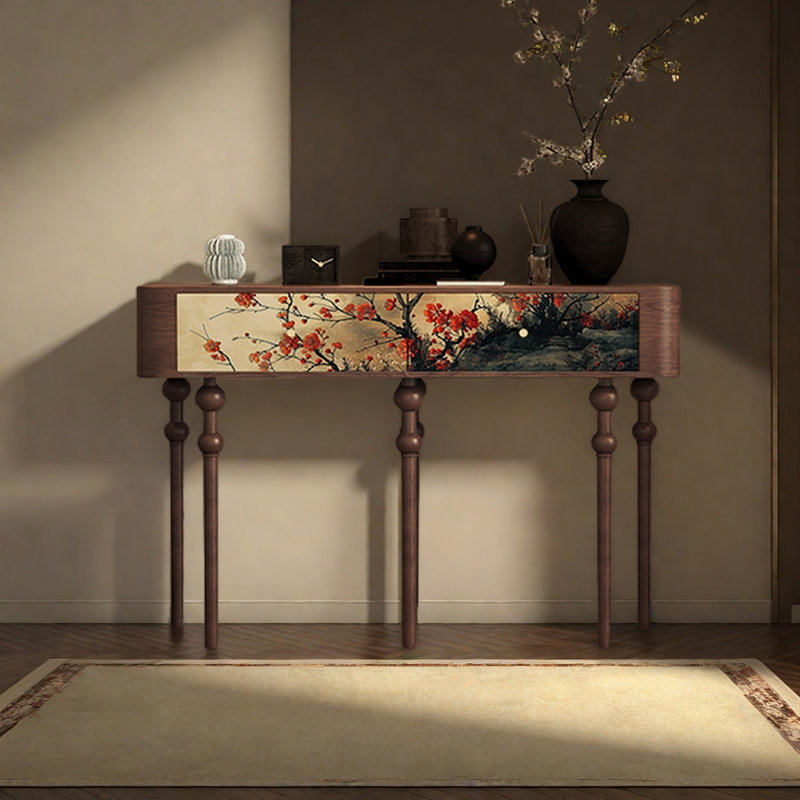 Multifunctional decorative console table