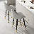 Upholstered Counter Stool With Metal Frame（Bar Stool Set Of 2）-993790818