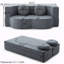 Causeuse de plancher et futon-855871733
