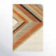 Chevron Handmade Tufted Wool Brown/Beige Area Rug