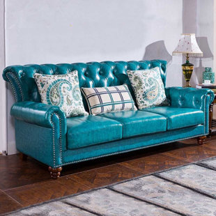 American-style solid wood sofa