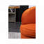 Velvet Upholstered Barrel Chair with Metal Base-239323096