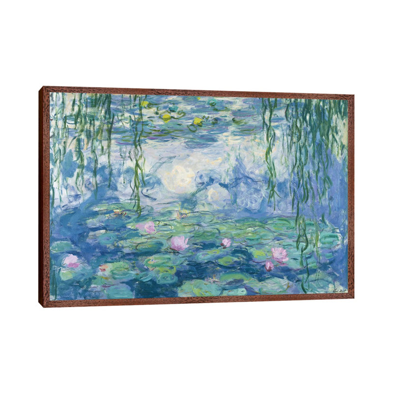 Print on Canvas, 45.72 cm H x 66.04 cm W x 4.445 cm D, Brown Floater Framed