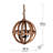 Suspended luminaire with adjustable chain