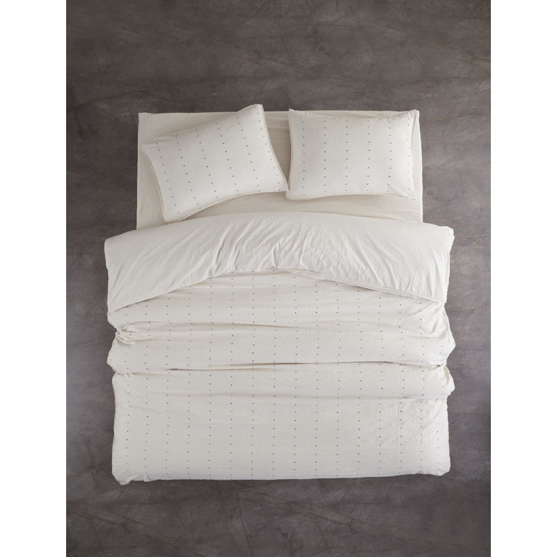 100% Cotton Ranforce Double Quilt Cover Set, Lilac | 79 x 79 inches Duvet Cover & 31.5 x 31.5 inches Pillowcases (2 Pieces) | Machine Washable, 145 Thread Count, Button Closure | Soft & Durable Bedding for a Cozy Bedroom